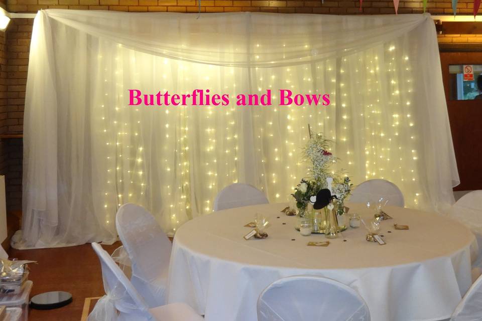 Butterflies and Bows Decorative Hire