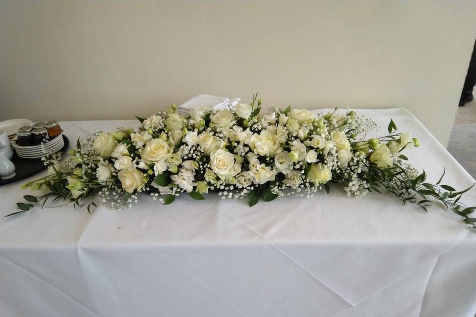 Ceremony / top table flowers