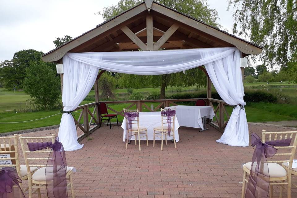 Ceremony drapes