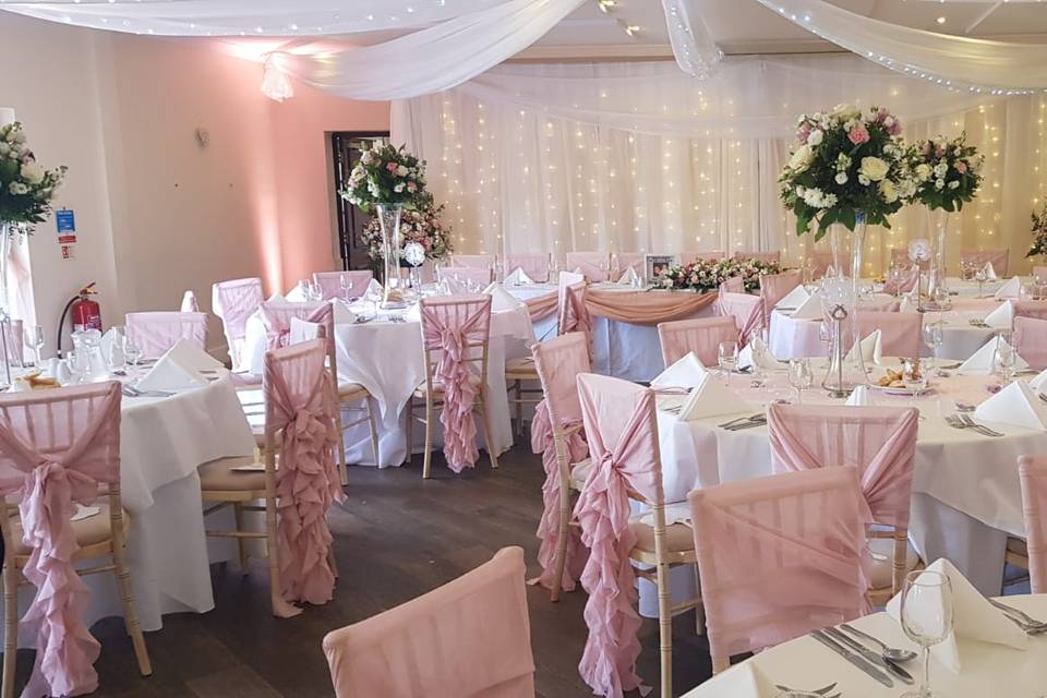 Full dusky pink reception set