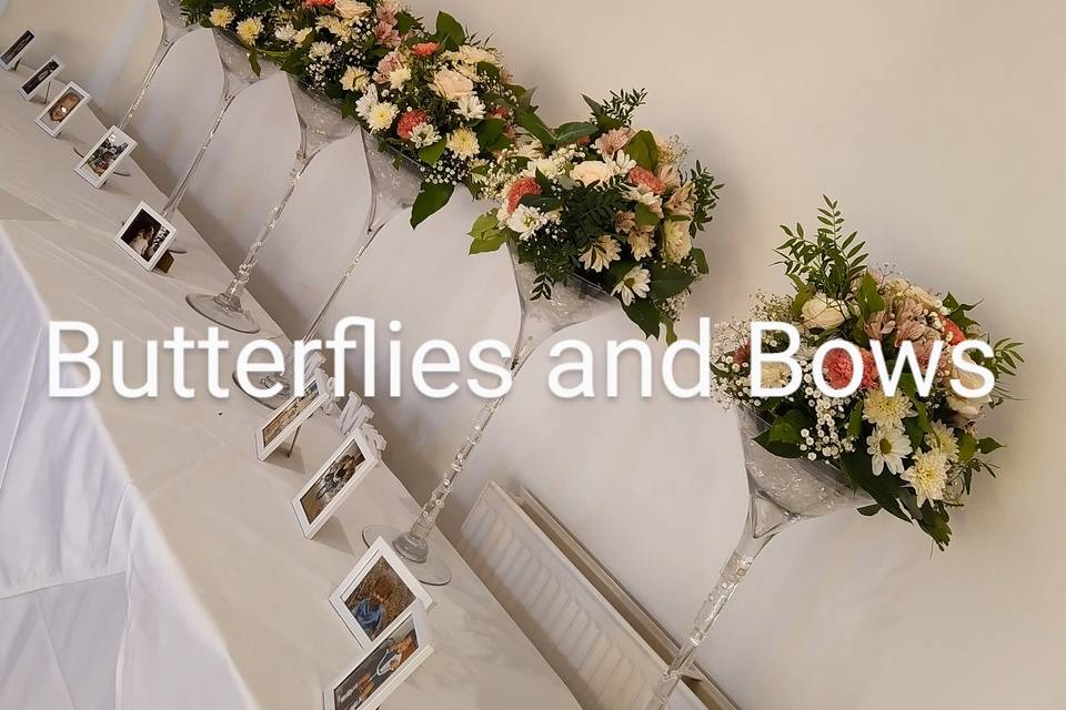 Butterflies and Bows Decorative Hire