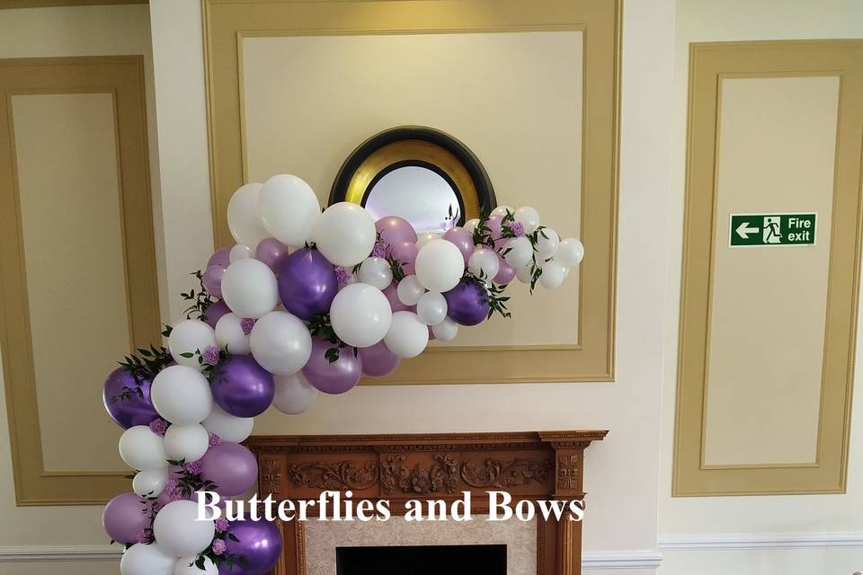 Sculpted balloons and flowers
