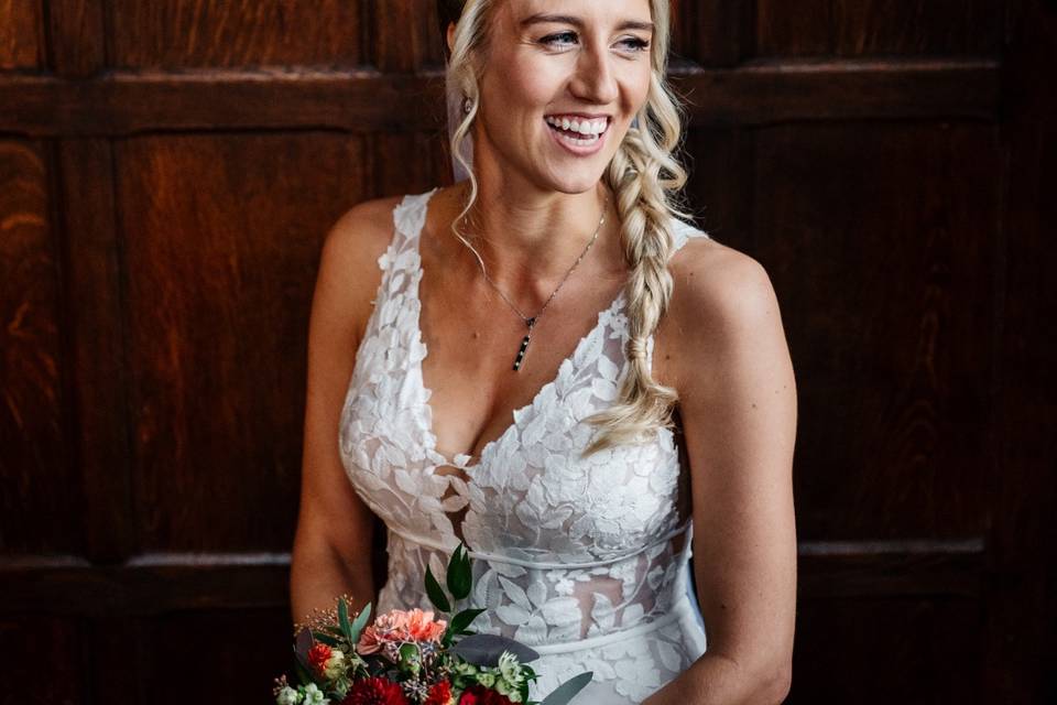Autumn French plaits