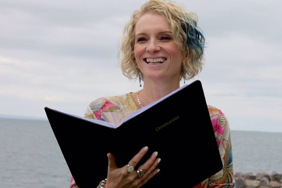 Ceremony by the sea in Brixham