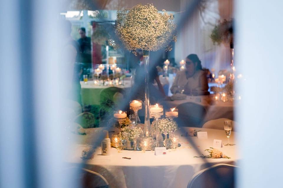 Gypsophilia centerpiece