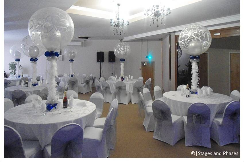 Giant Balloon Centerpieces