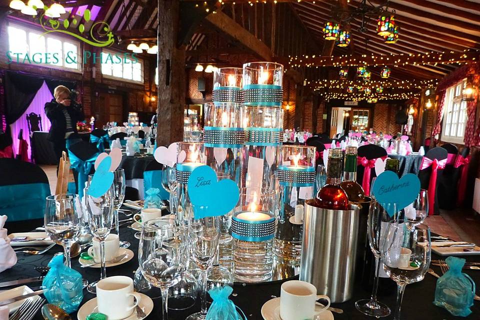 Colourful Table Decorations