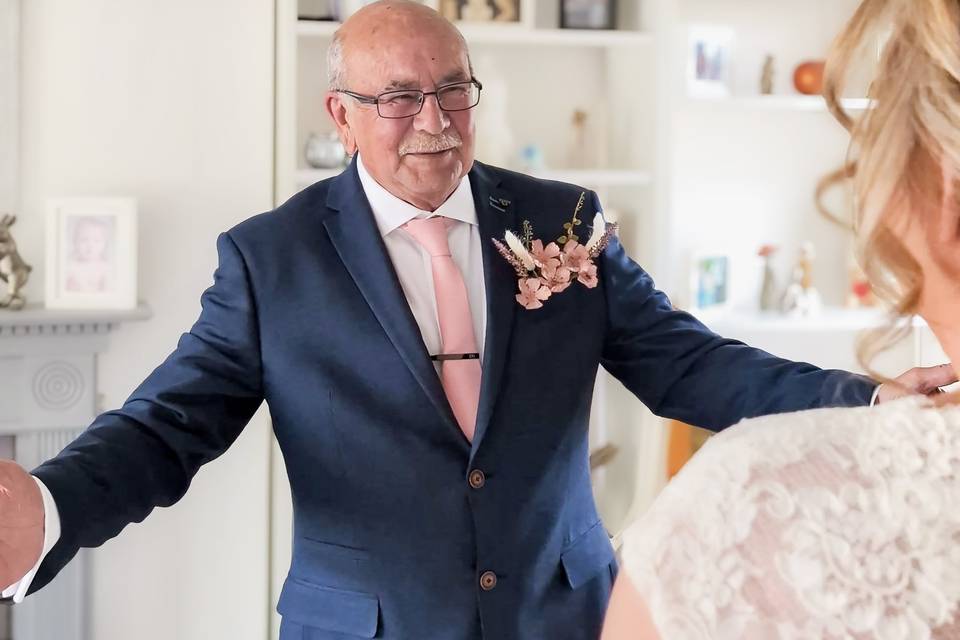 A father's first look