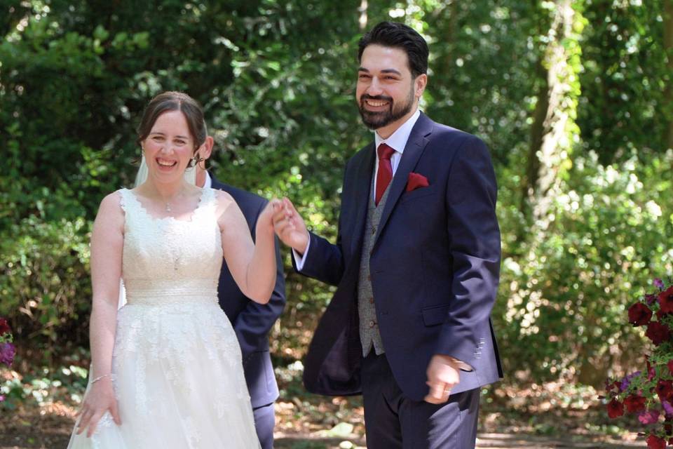 Walking down the aisle