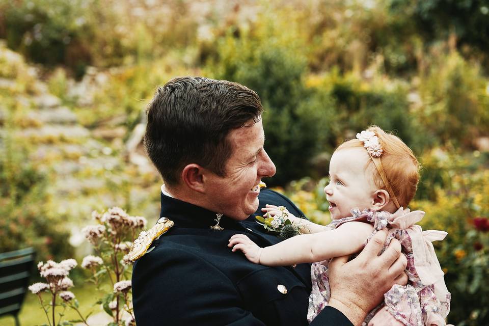 Groom and niece