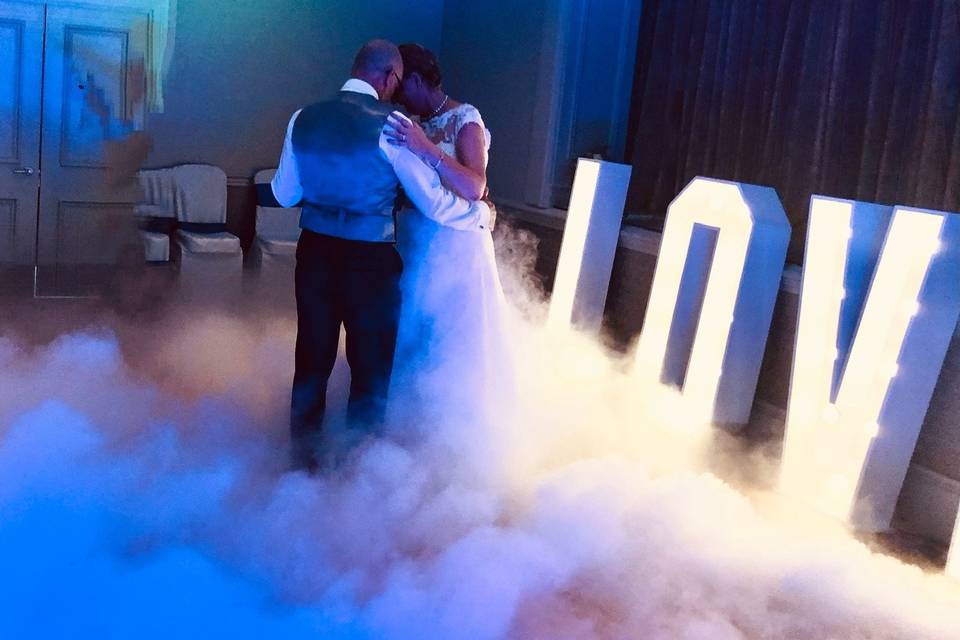 Dry Ice first dance