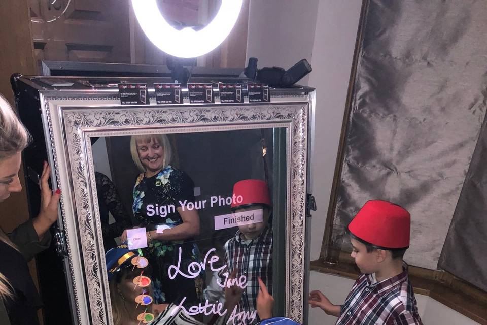 Magic mirror in action