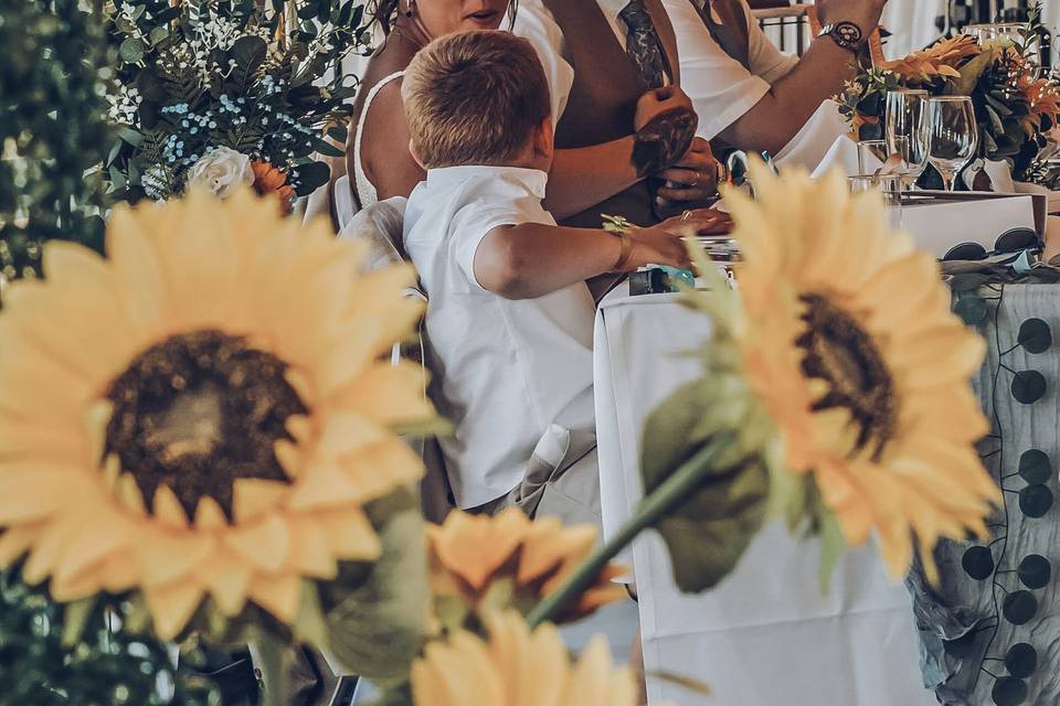 Through the flowers
