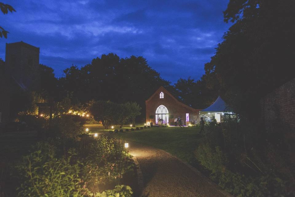 Gardens at night