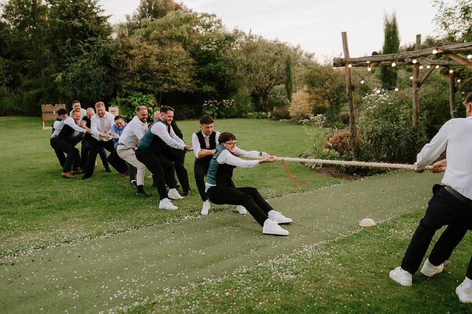 Tug of War at The Gardens