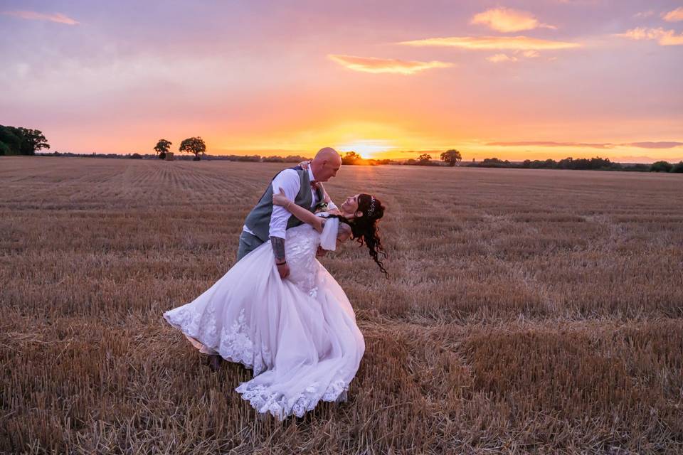 Sunset dancing