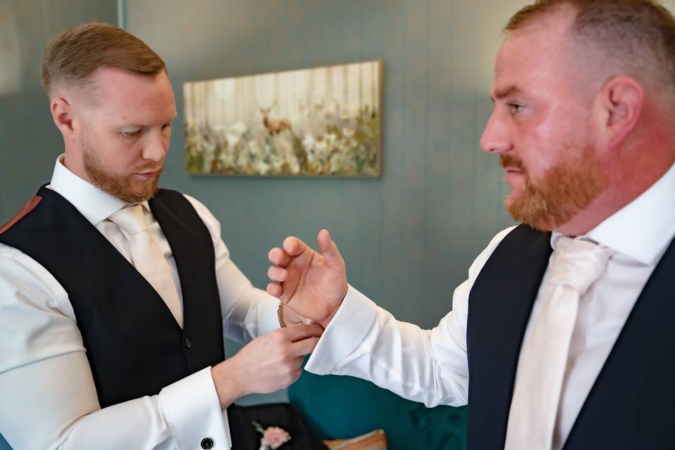 Best man duty