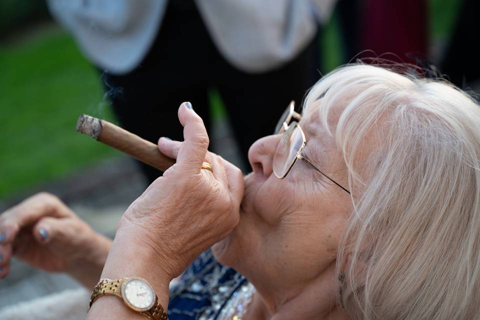 Nanny knows how to party