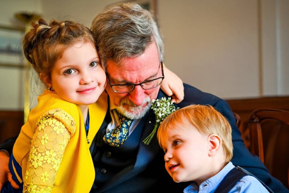 Cuddles with Grandpa