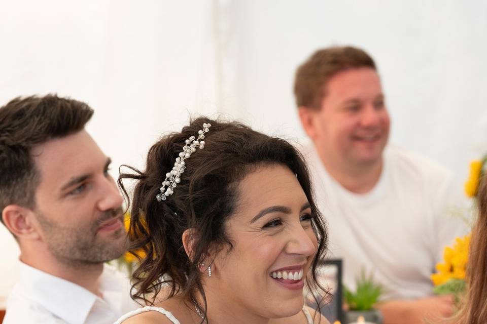 Brides reaction