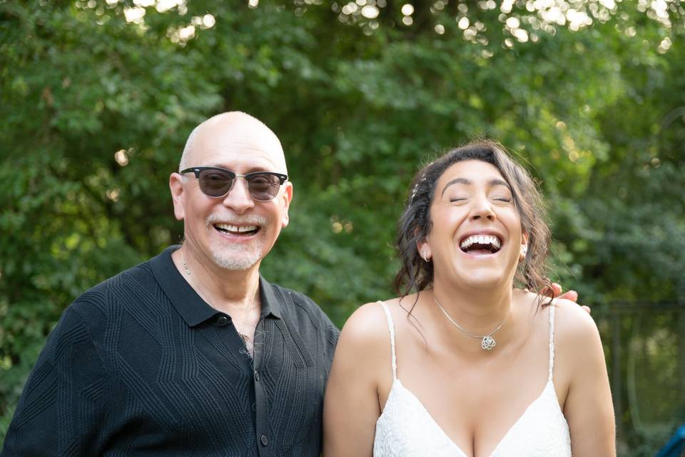 Laughter with dad