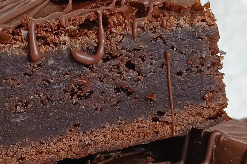 Rich fudgy brownies