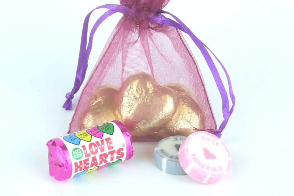 Organza Bag Favour ideas