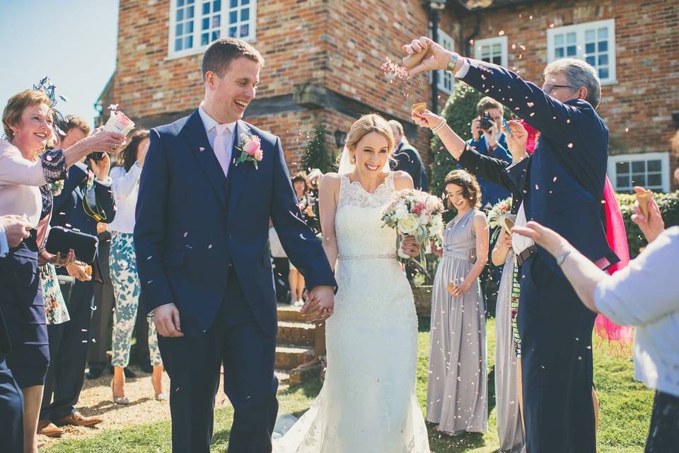 Confetti moment - Big Bouquet Photography