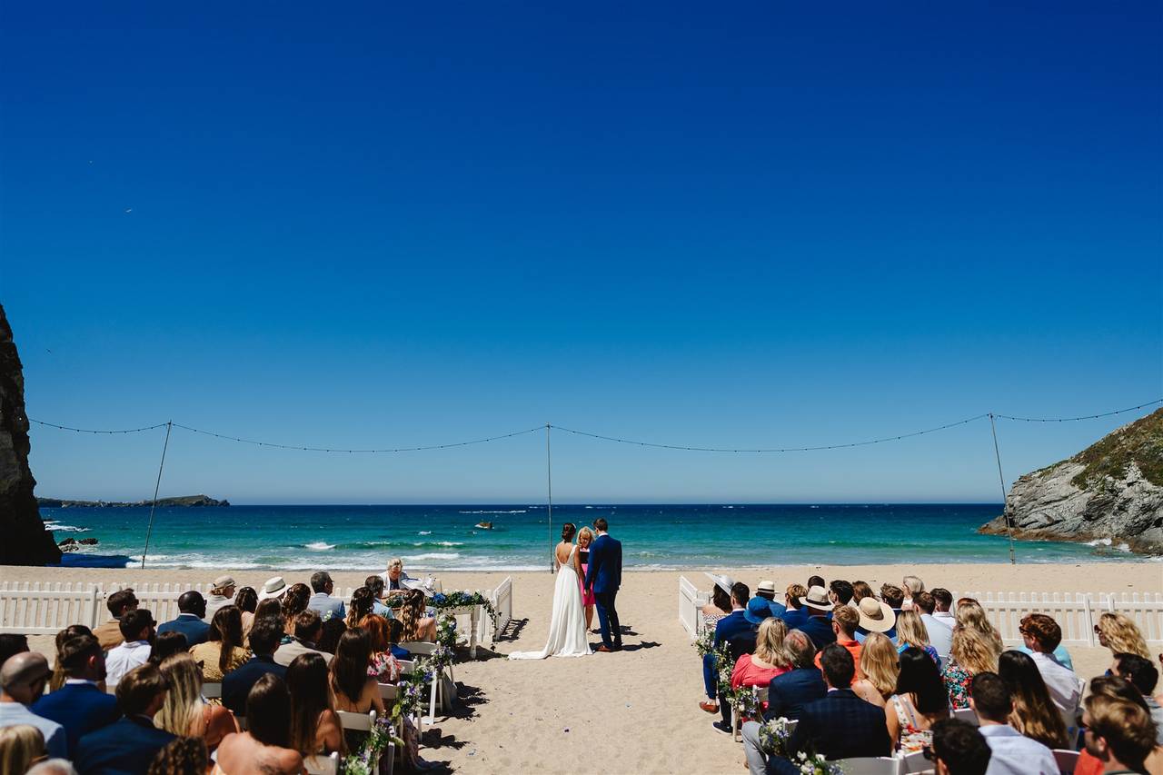 lusty glaze private beach weddings