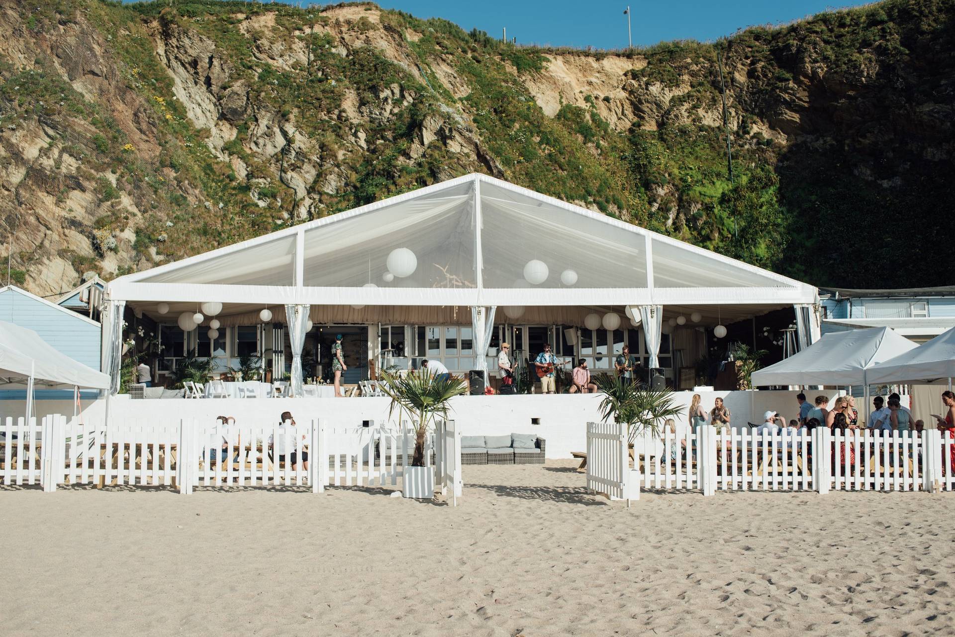 lusty glaze private beach weddings