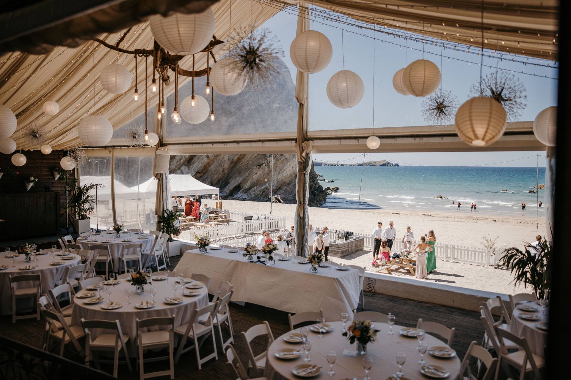 lusty glaze private beach weddings