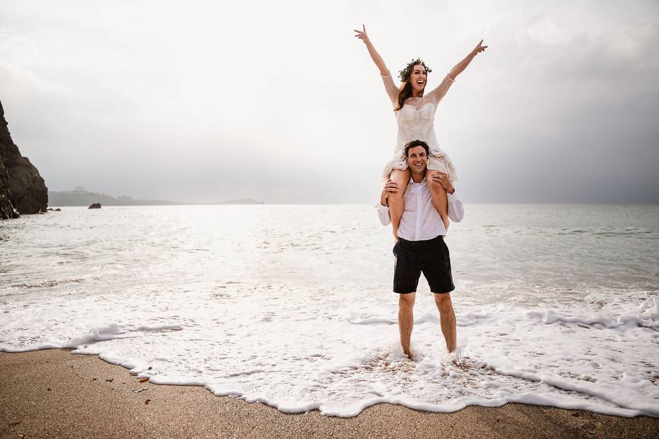 Lusty Glaze Beach Weddings