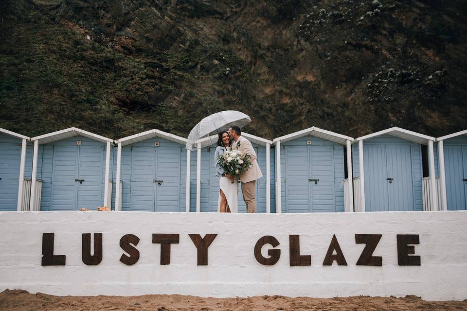 Lusty Glaze Beach Weddings