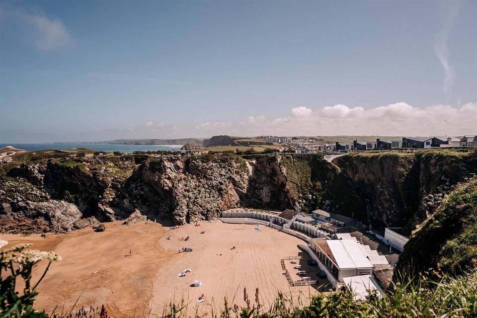 Lusty Glaze Beach Weddings