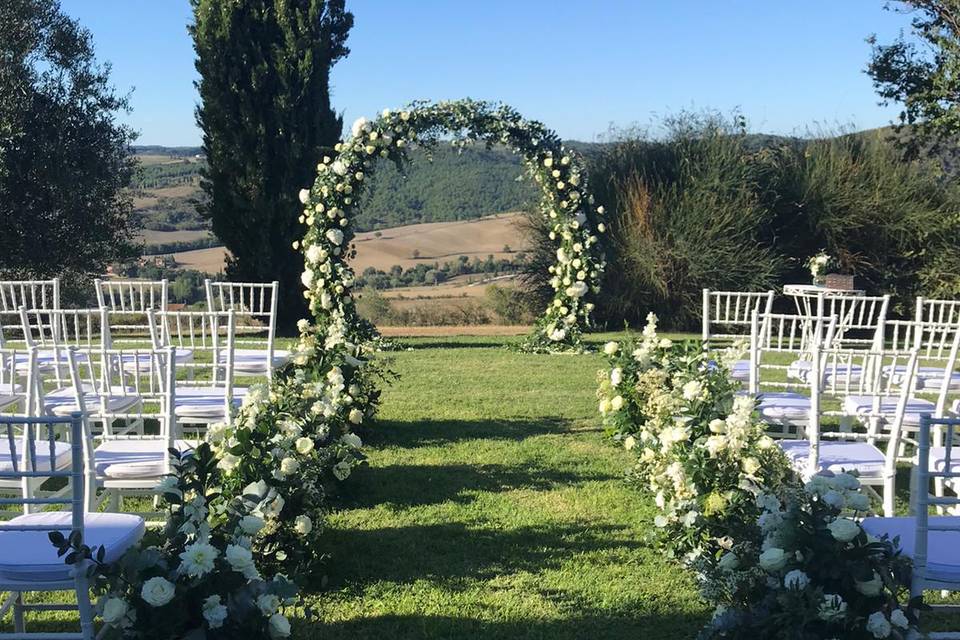 Floral aisle