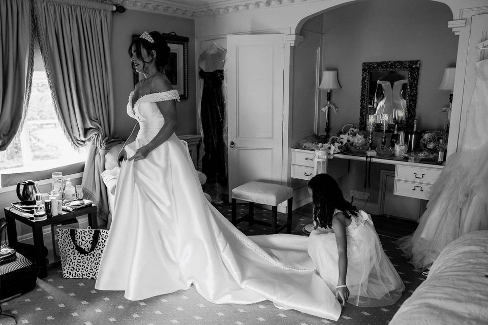 Bridal prep