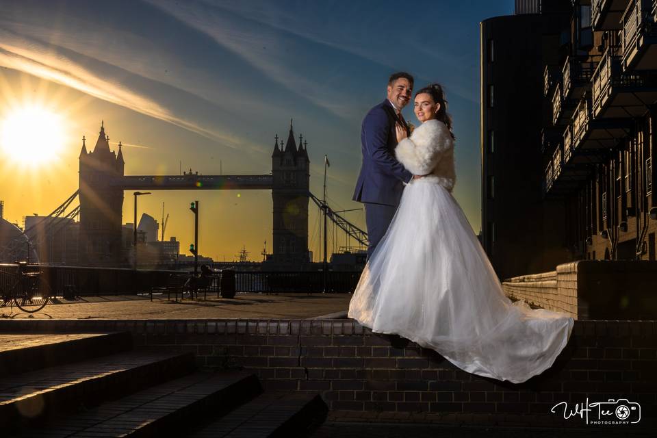 Sunset in London