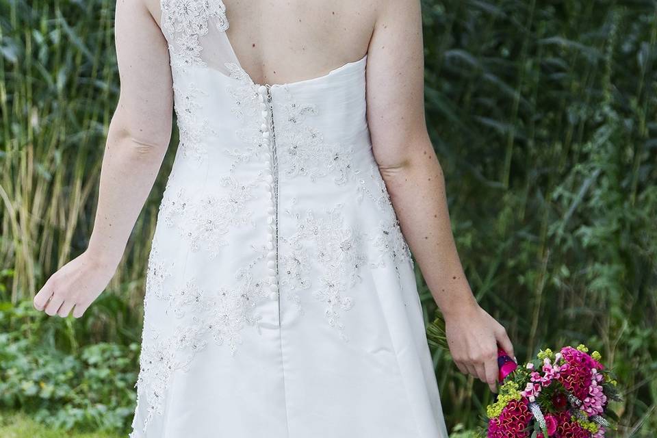 Bridal updo