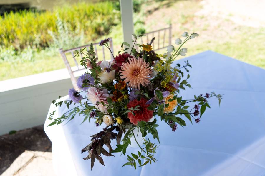 Summer wild flowers bowl
