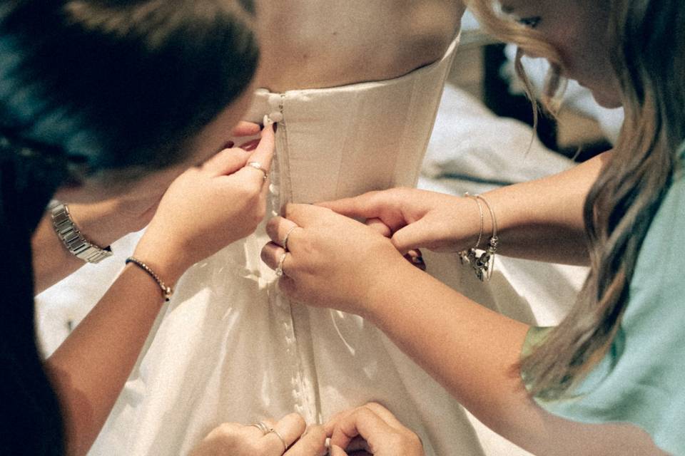 Morning Wedding Preparations