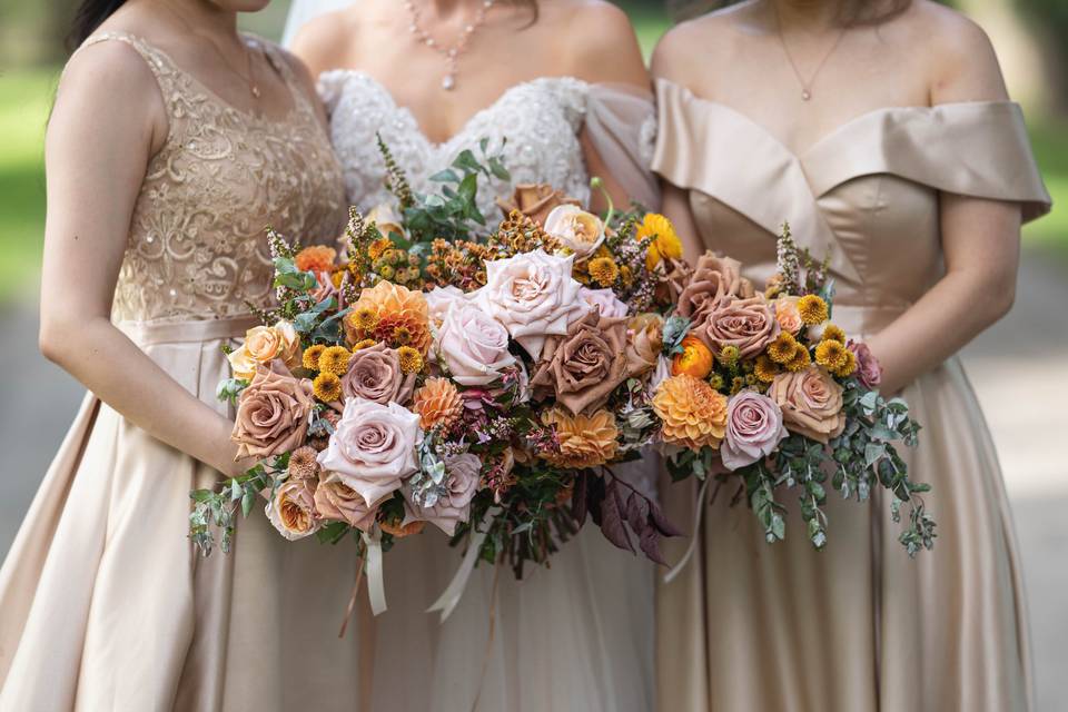 Bride maid bouquet
