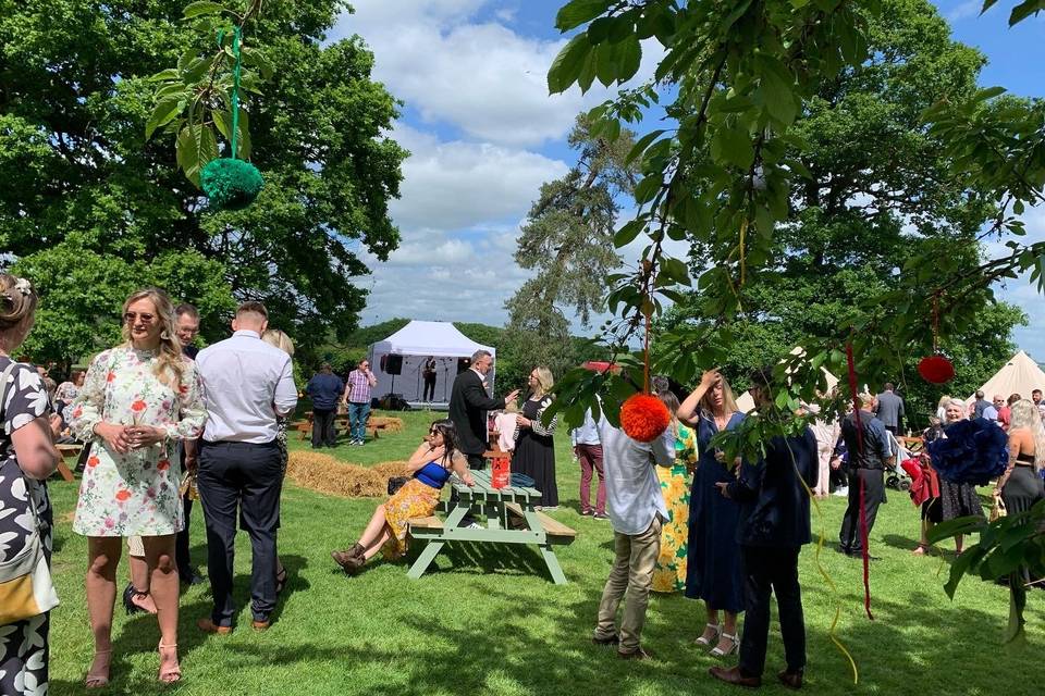 Festival style wedding