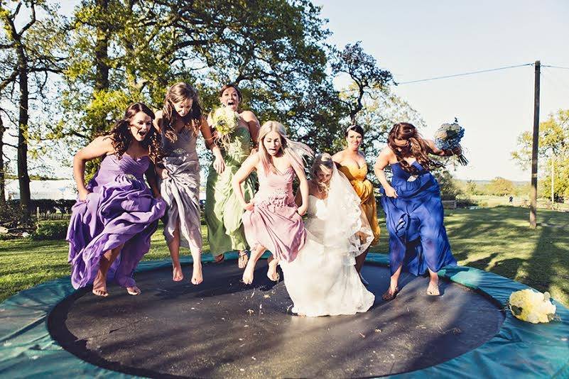 Fun on the trampoline