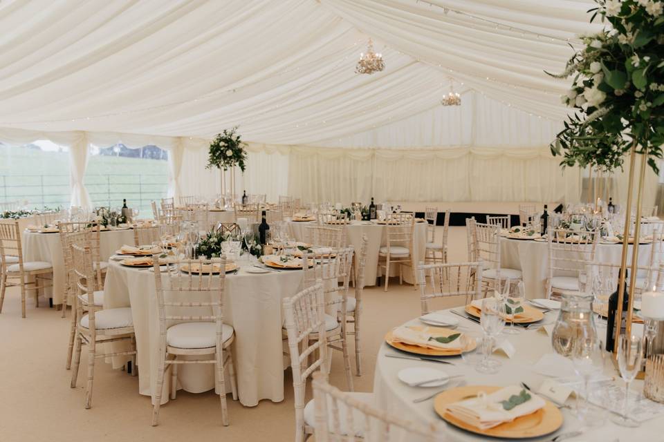 Classic marquee styling
