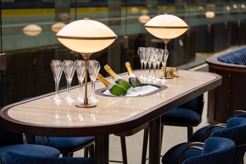 Champagne Lounge Table