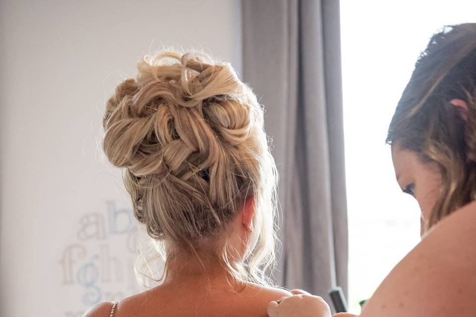 Hair for the bride