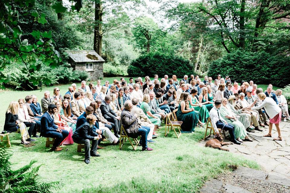 Outdoor ceremony