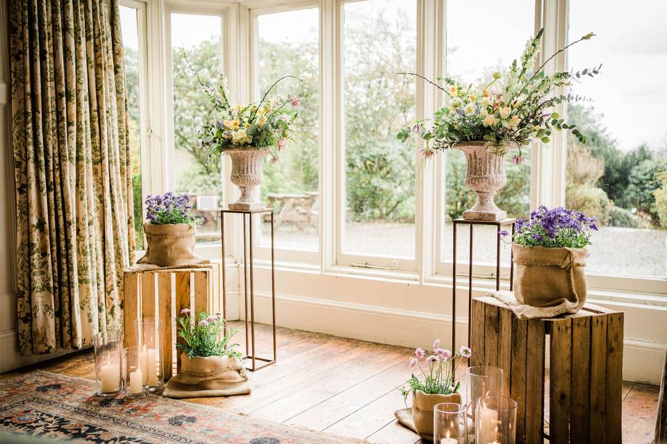 Indoor ceremony space