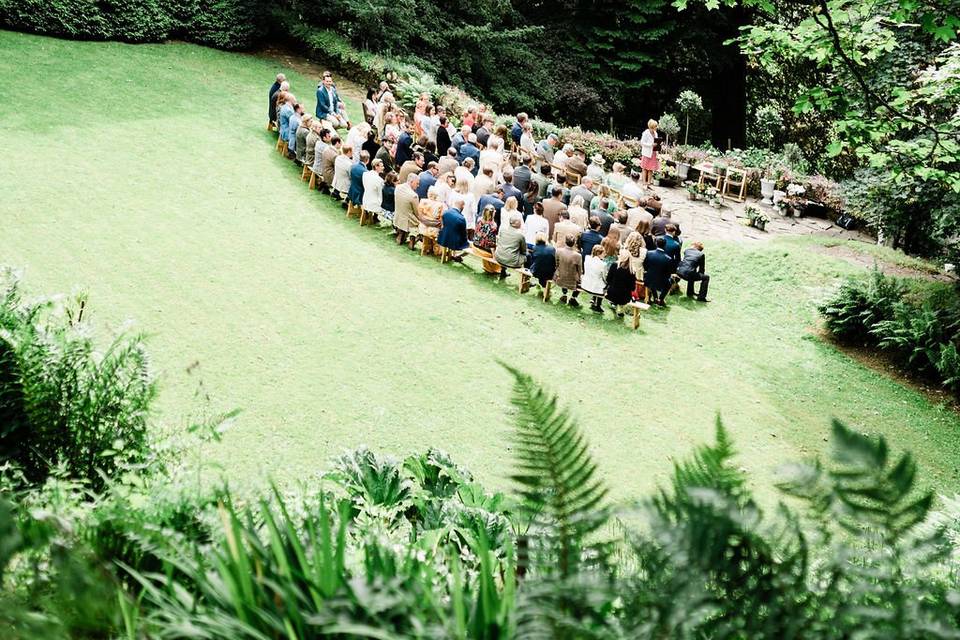 Outdoor ceremony