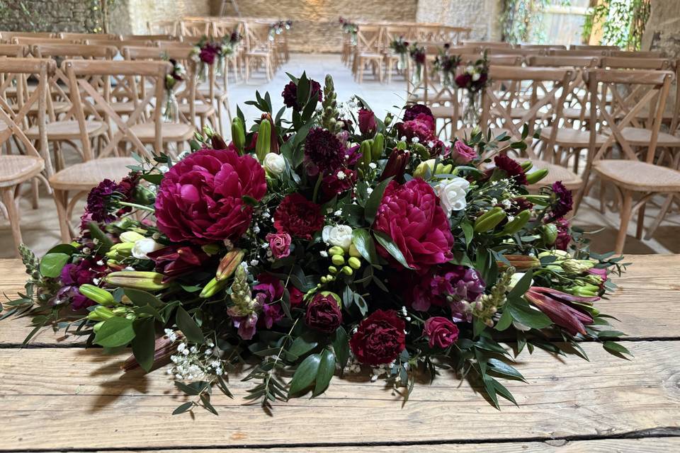 Top table Display